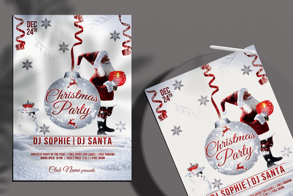 XMAS Event Free PSD Flyer Template
