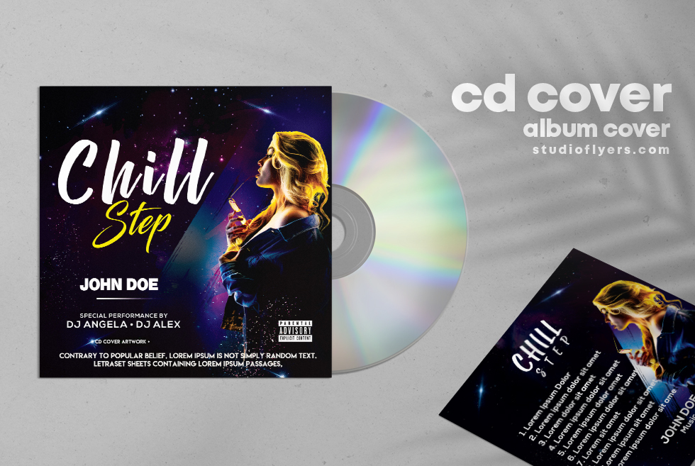 Chill Step CD Cover Free Mixtape Artwork
