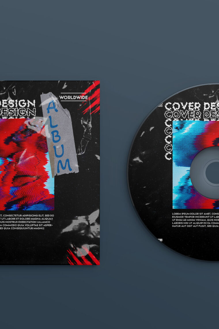 Album Cover Design PSD Template