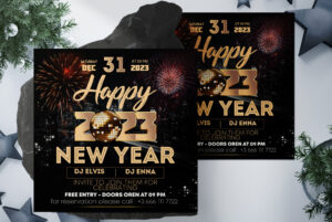 Happy New Year 2023 Instagram PSD Templates