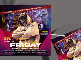 Hip Hop Days Flyer Free PSD Template