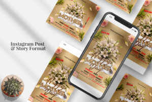 Happy Mother Day Instagram PSD Template