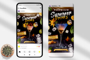 Summer Drinks Week Instagram (PSD)